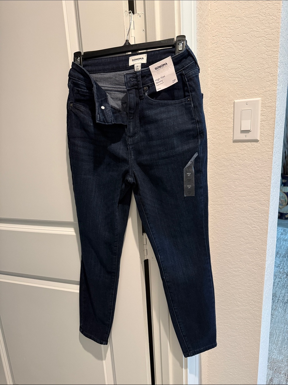Sonoma High-Rise Ankle Skinny Jeans - Dark Indigo